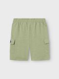 Product image thumbnail - LOOSE FIT SWEAT SHORTS, Oil Green | 2