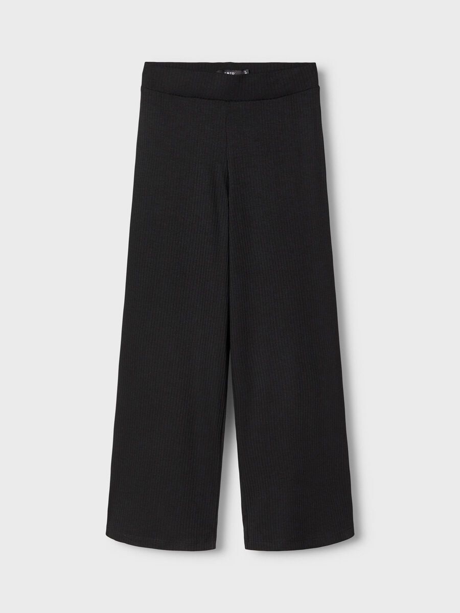 name it 7/8-LÅNGA RIBBADE BYXOR MED VIDA BEN, Black, highres - 13191693_Black_003.jpg