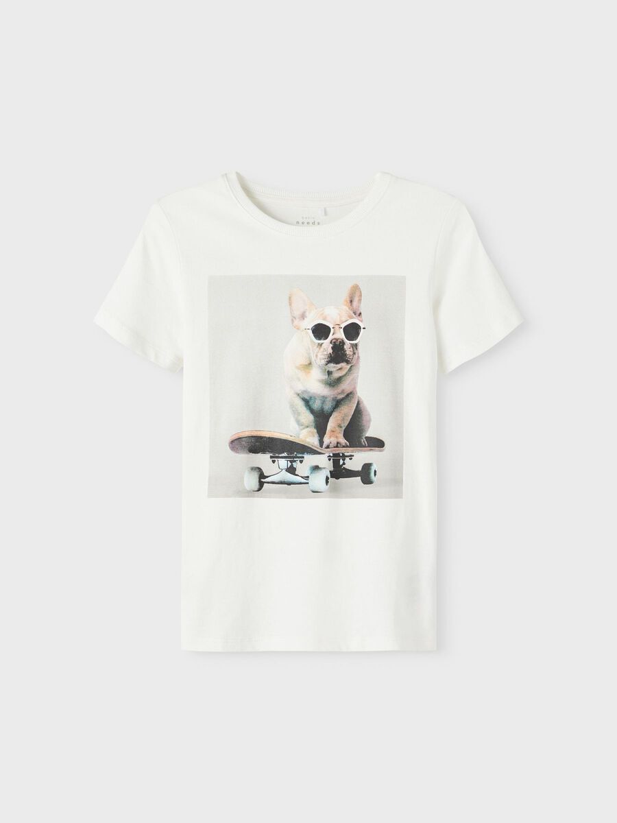 Name it HUNDEPRINT T-SHIRT, White Alyssum, highres - 13207857_WhiteAlyssum_003.jpg