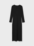 name it LÅNG RIBBAD KLÄNNING, Black, highres - 13232953_Black_003.jpg