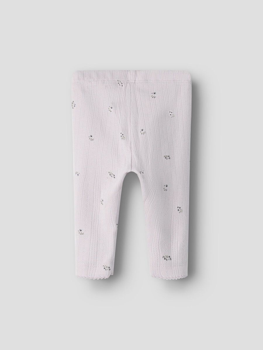 Product carousel image - BIO-BAUMWOLL LEGGINGS, Lilac Marble | 2