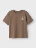 name it ORGANIC COTTON T-SHIRT, Walnut, highres - 13242833_Walnut_003.jpg