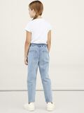 Product image thumbnail - HIGH WAIST MOM JEANS, Light Blue Denim | 2