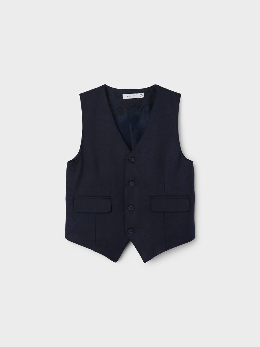 Name it REGULAR FIT WAISTCOAT, Dark Sapphire, highres - 13219283_DarkSapphire_003.jpg