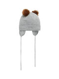 Name it KNITTED COTTON HAT, Grey Melange, highres - 13167825_GreyMelange_716819_002.jpg