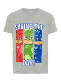 Name it PJ MASKS T-SHIRT, Grey Melange, highres - 13174272_GreyMelange_001.jpg