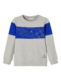 Name it PLAYSTATION- SWEATSHIRT, Grey Melange, highres - 13198919_GreyMelange_001.jpg