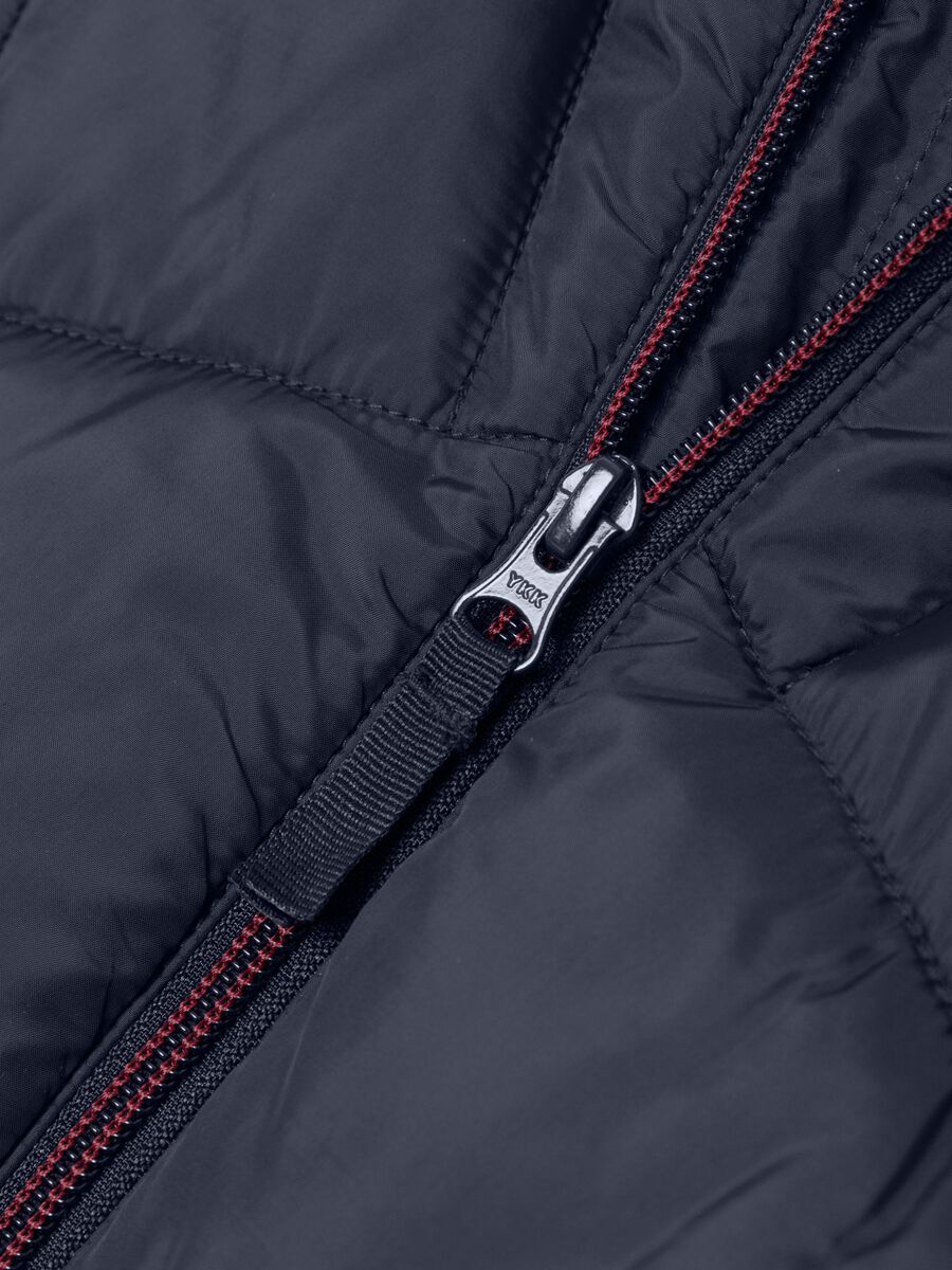 Carousel image - HOODED PUFFER JACKET, Dark Sapphire | 3