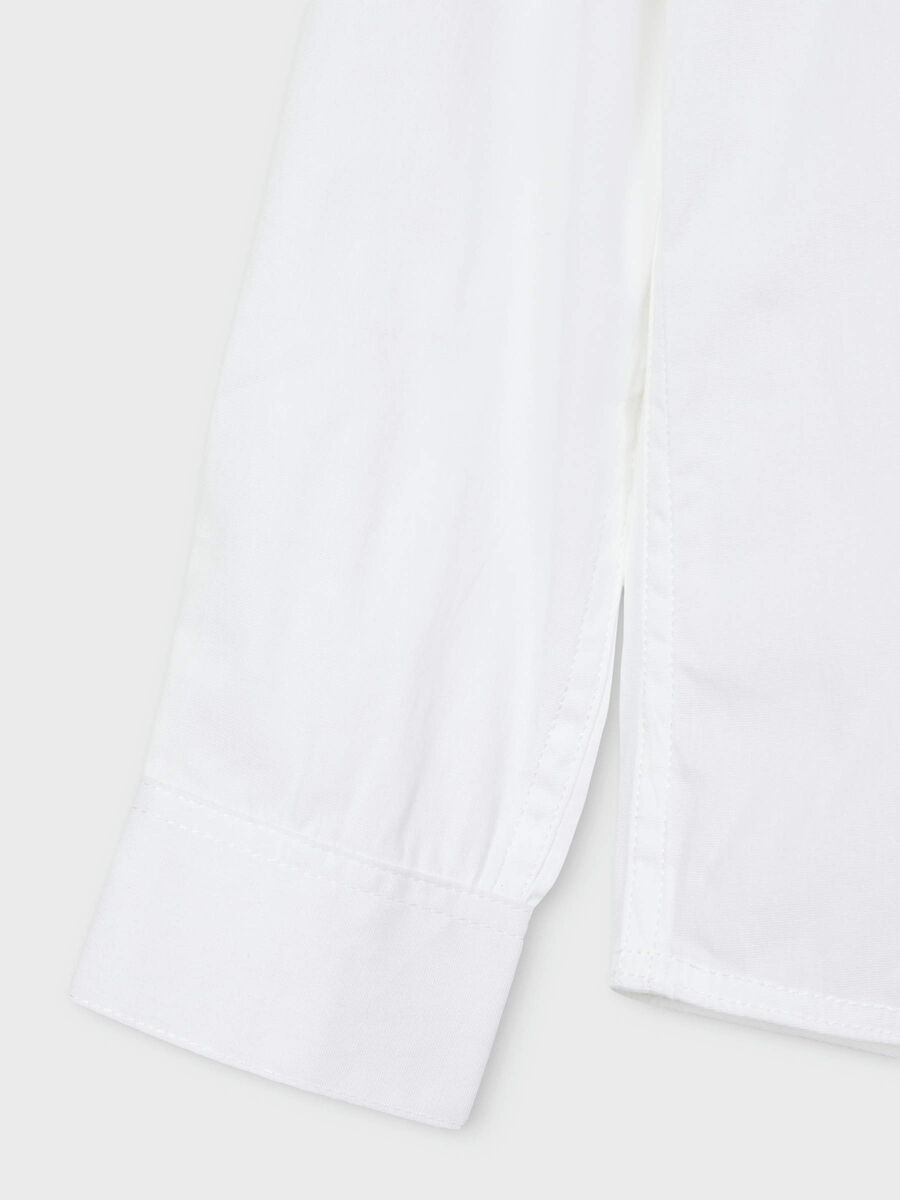 Carousel image 3 SLIM FIT KATOENEN OVERHEMD, Bright White