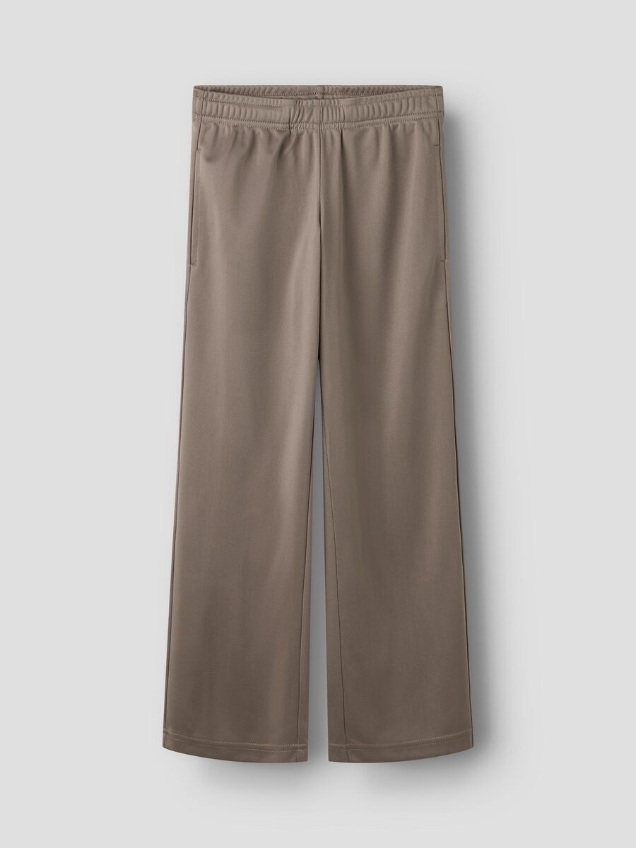 Product carousel image - WIDE LEG TROUSERS, Mocha Meringue | 1