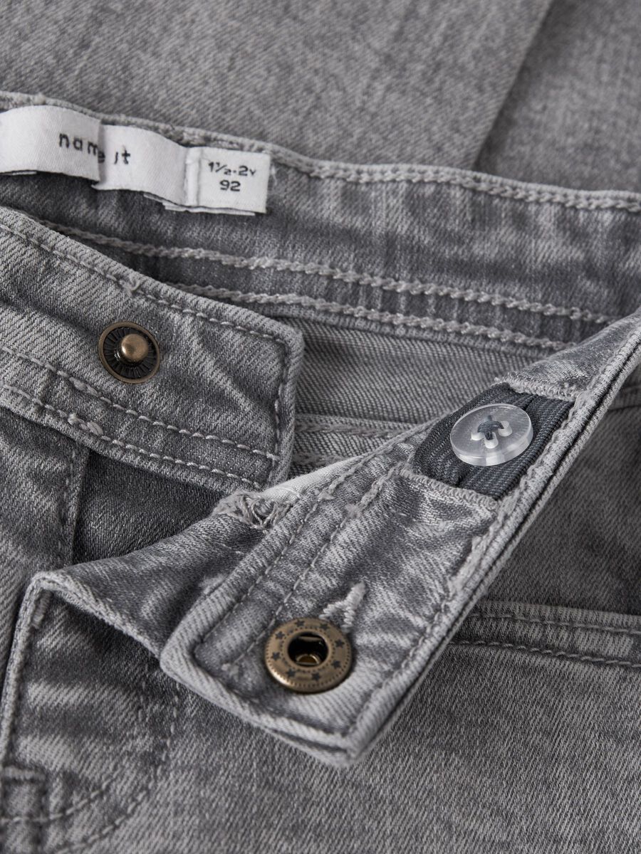 Carousel image 3 SLIM FIT JEANS, Medium Grey Denim