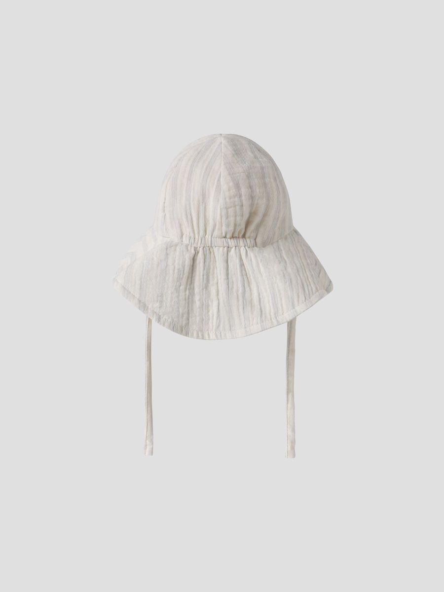 Product carousel image - ORGANIC COTTON SUN HAT, Coconut Milk | 2