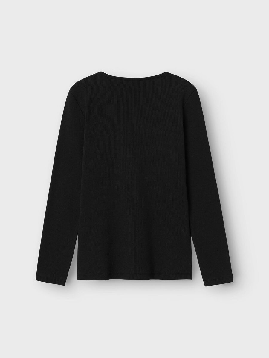 name it SMAL PASSFORM LANGERMET TOPP, Black, highres - 13239149_Black_002.jpg