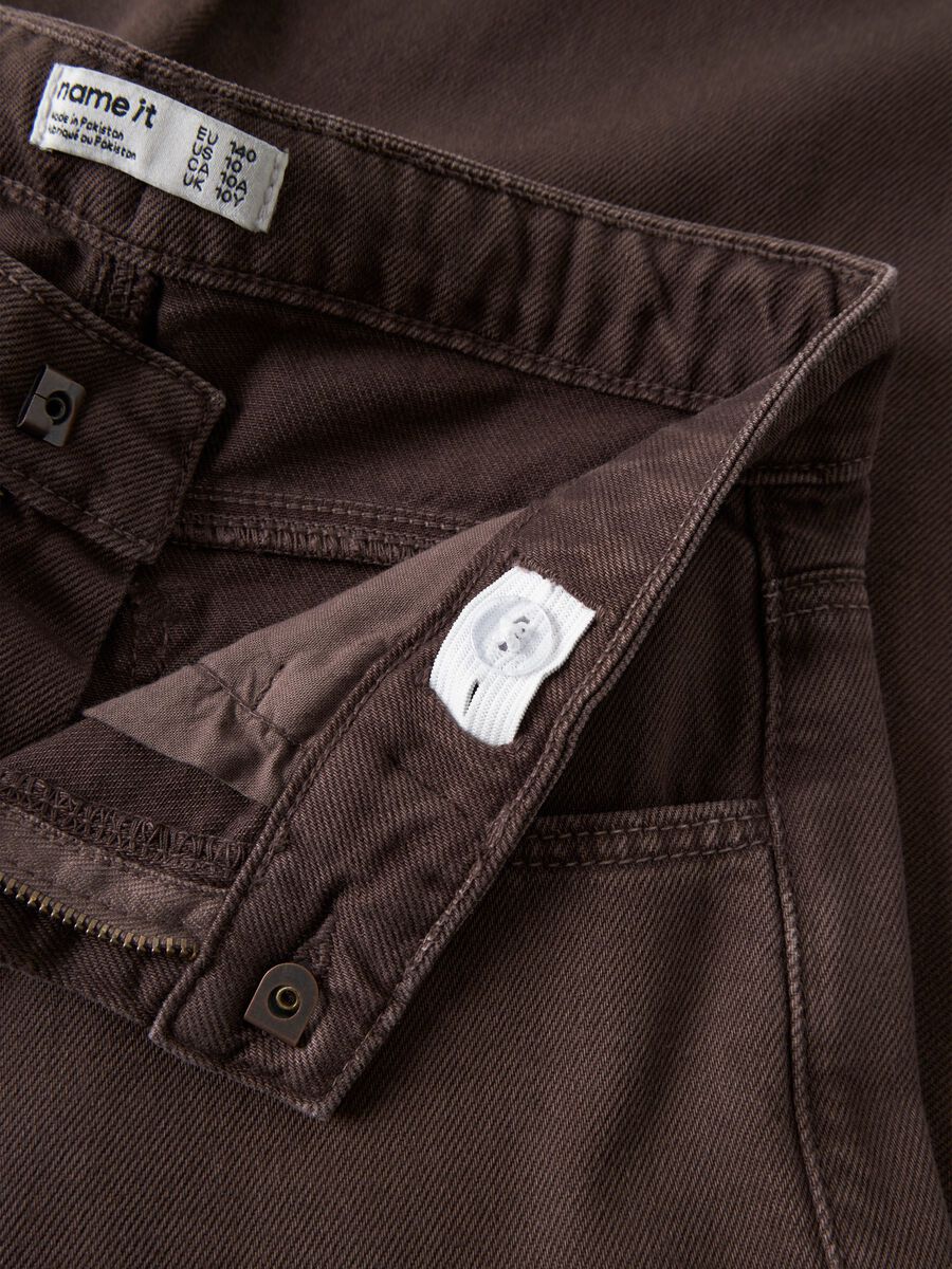 Carousel image 5 WIDE LEG JEANS, Chocolate Plum
