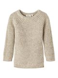 Name it LONG SLEEVED KNITTED PULLOVER, Chinchilla, highres - 13221614_Chinchilla_001.jpg