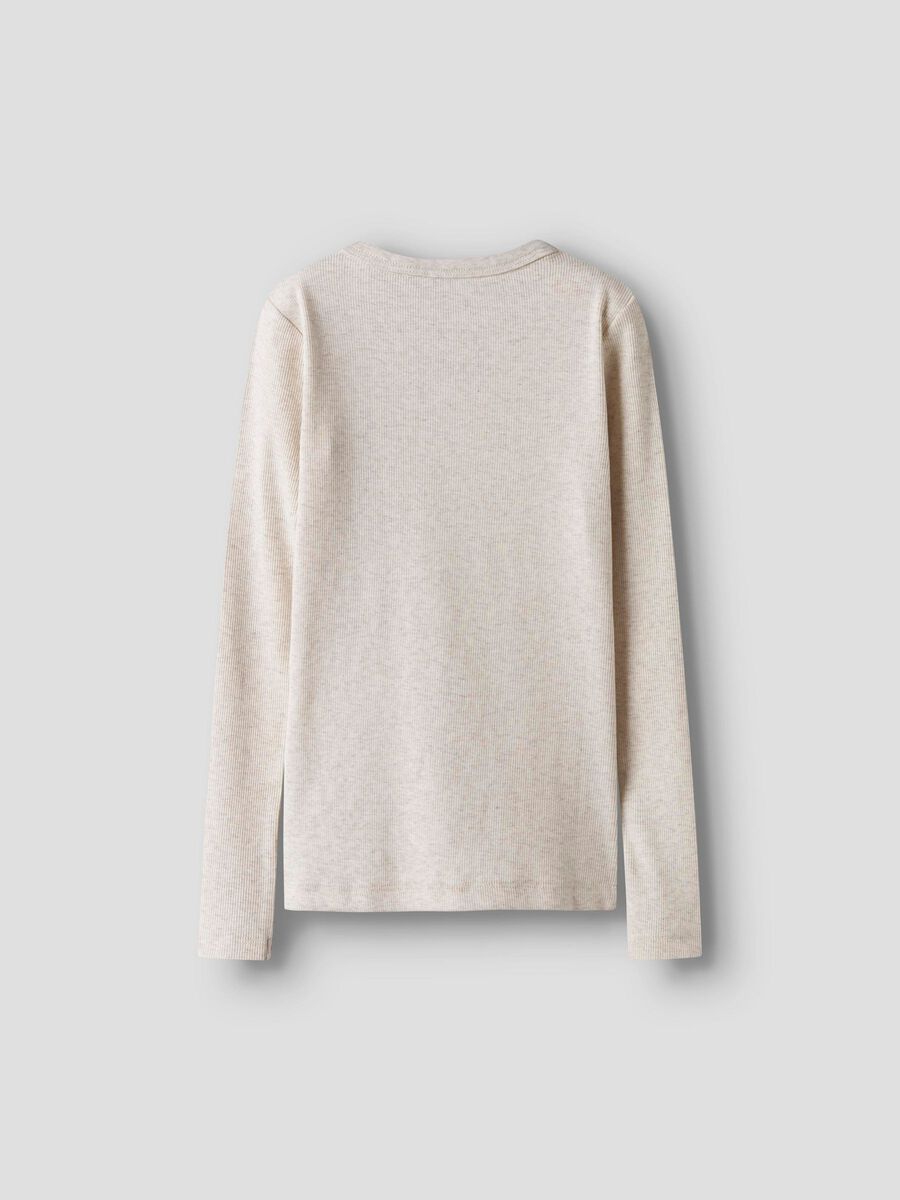 name it REGULAR FIT LONG SLEEVED TOP, Peyote Melange, highres - 13234729_PeyoteMelange_002.jpg