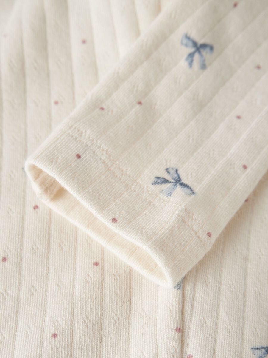 Product carousel image - COTON BIOLOGIQUE LEGGINGS, Antique White | 2