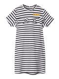 Name it STRIPED COTTON DRESS, Black, highres - 13182331_Black_001.jpg