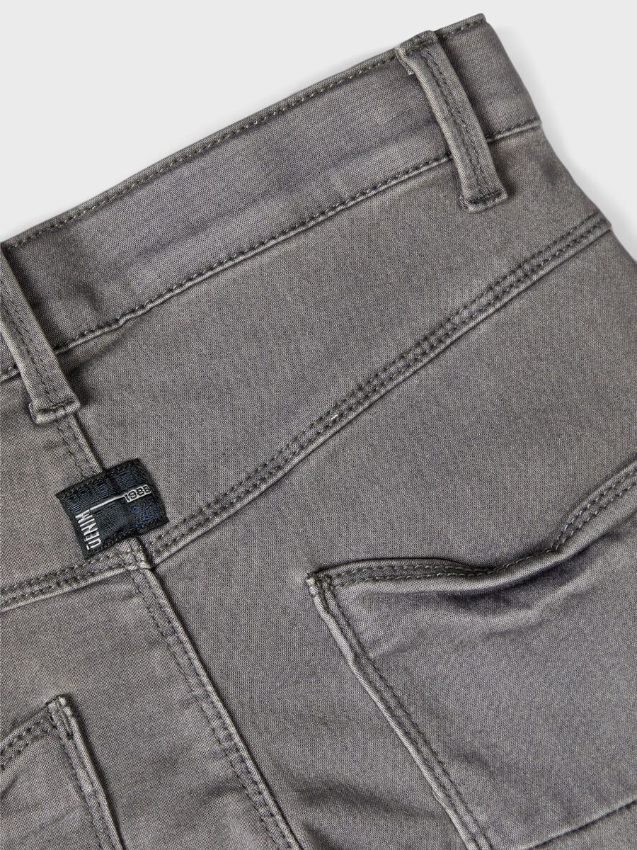 Carousel image 4 SUPER STRETCH X-SLIM FIT JEANS, Dark Grey Denim