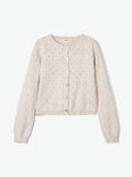 Name it PERFORATED KNITTED CARDIGAN, Crystal Gray, highres - 13178757_CrystalGray_003.jpg