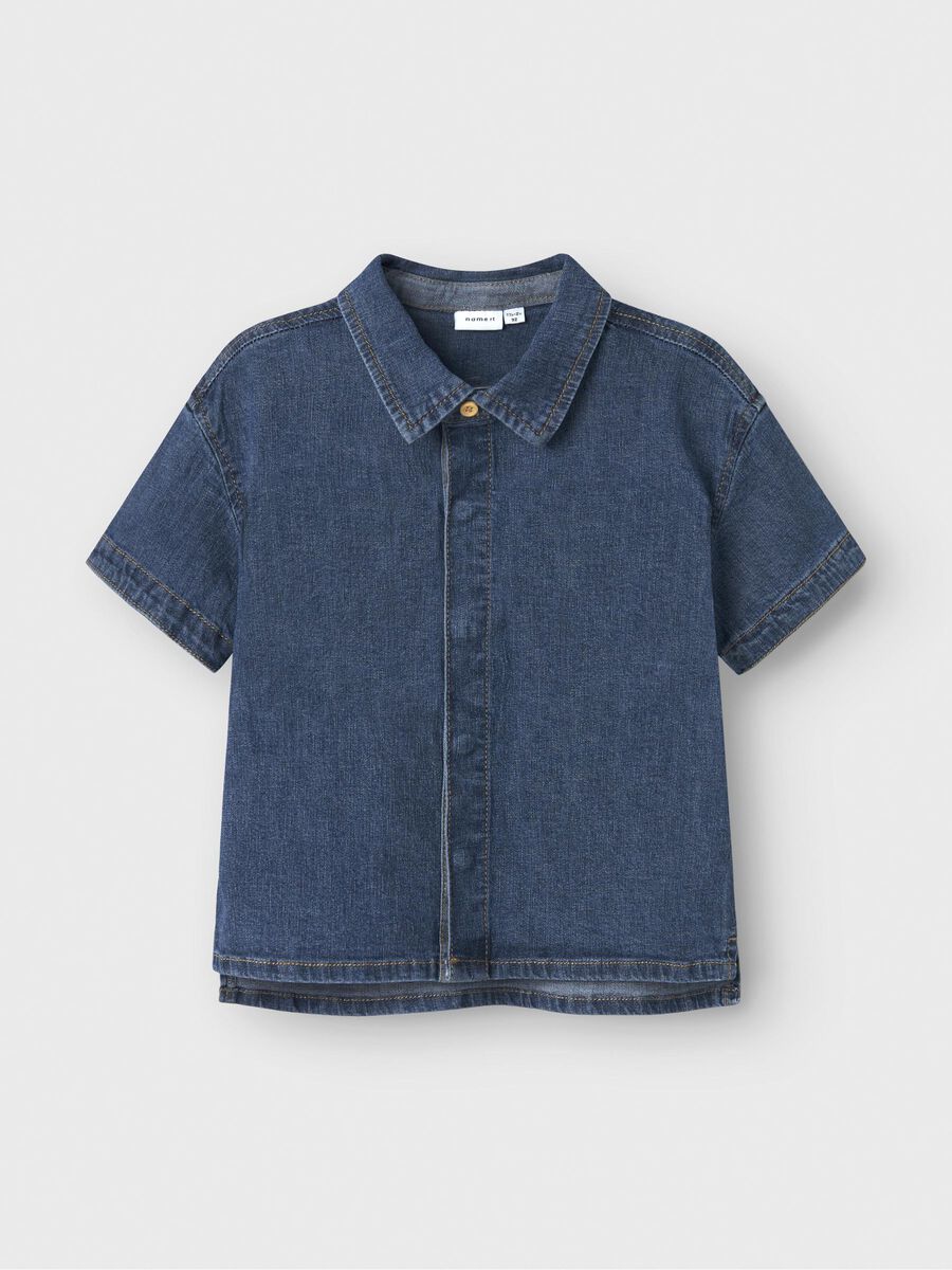name it DENIM DENIMSKJORTE, Dark Blue Denim, highres - 13242059_DarkBlueDenim_003.jpg