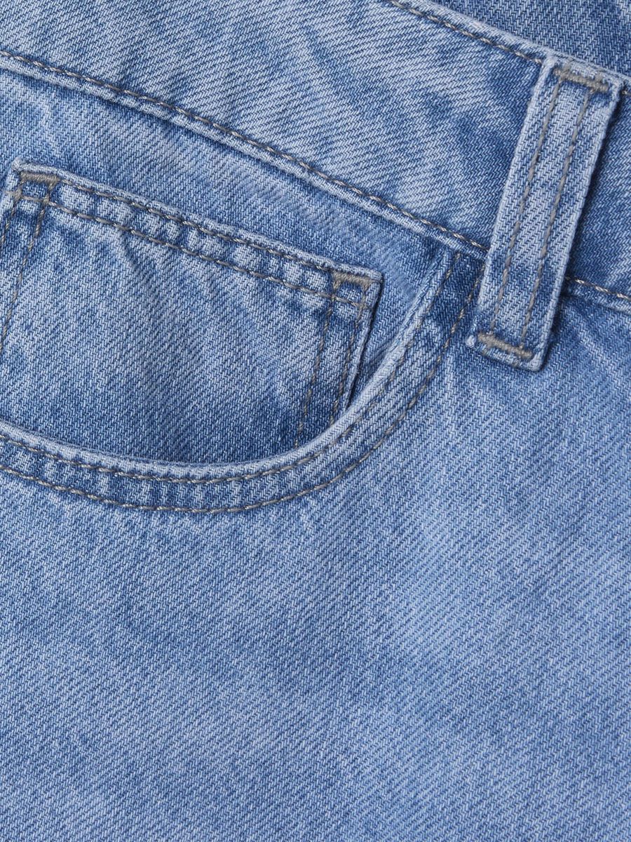Carousel image 5 WIDE FIT JEANS, Light Blue Denim