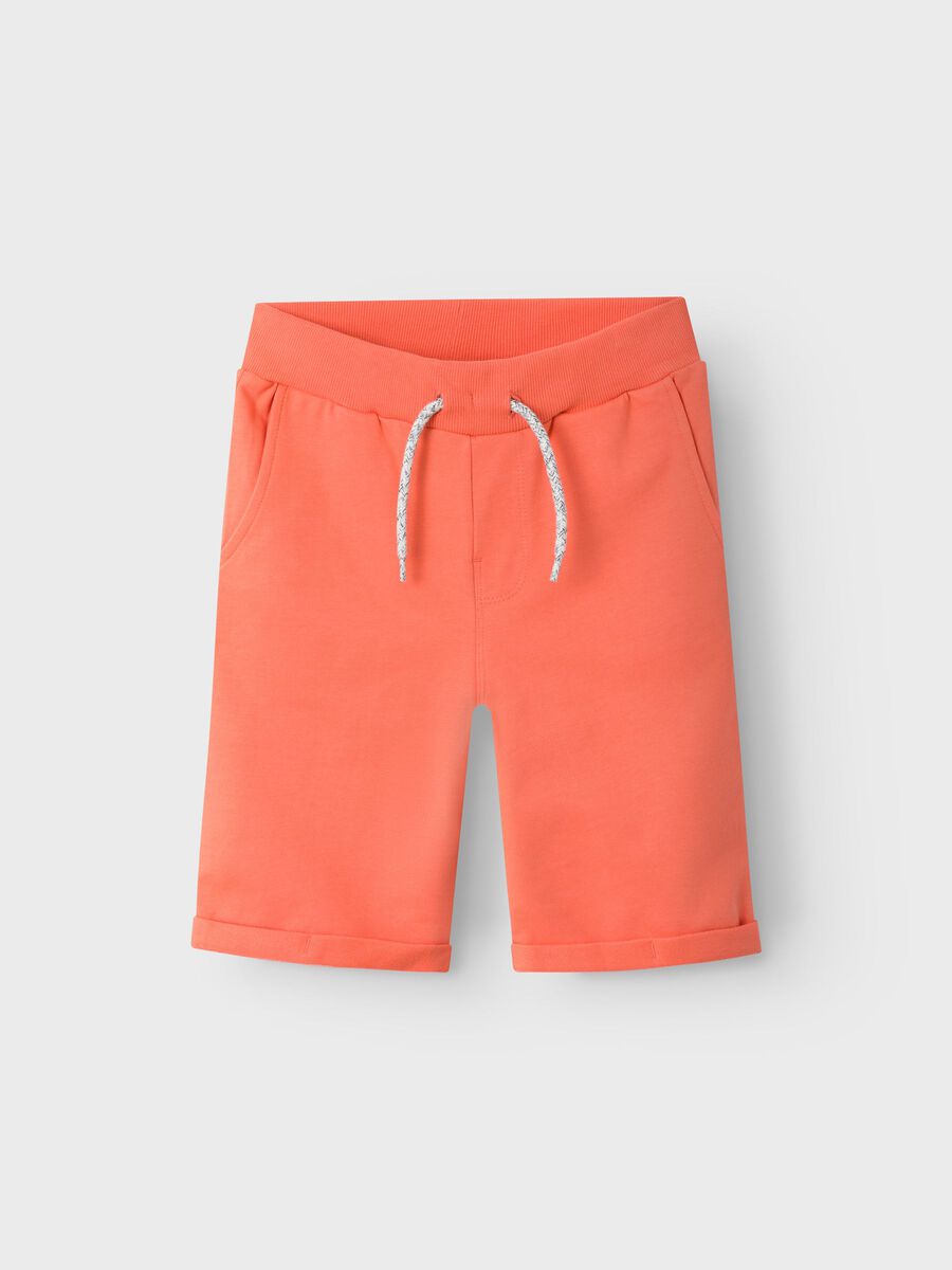 Name it REGULAR FIT SWEAT SHORTS, Coral, highres - 13201050_Coral_003.jpg