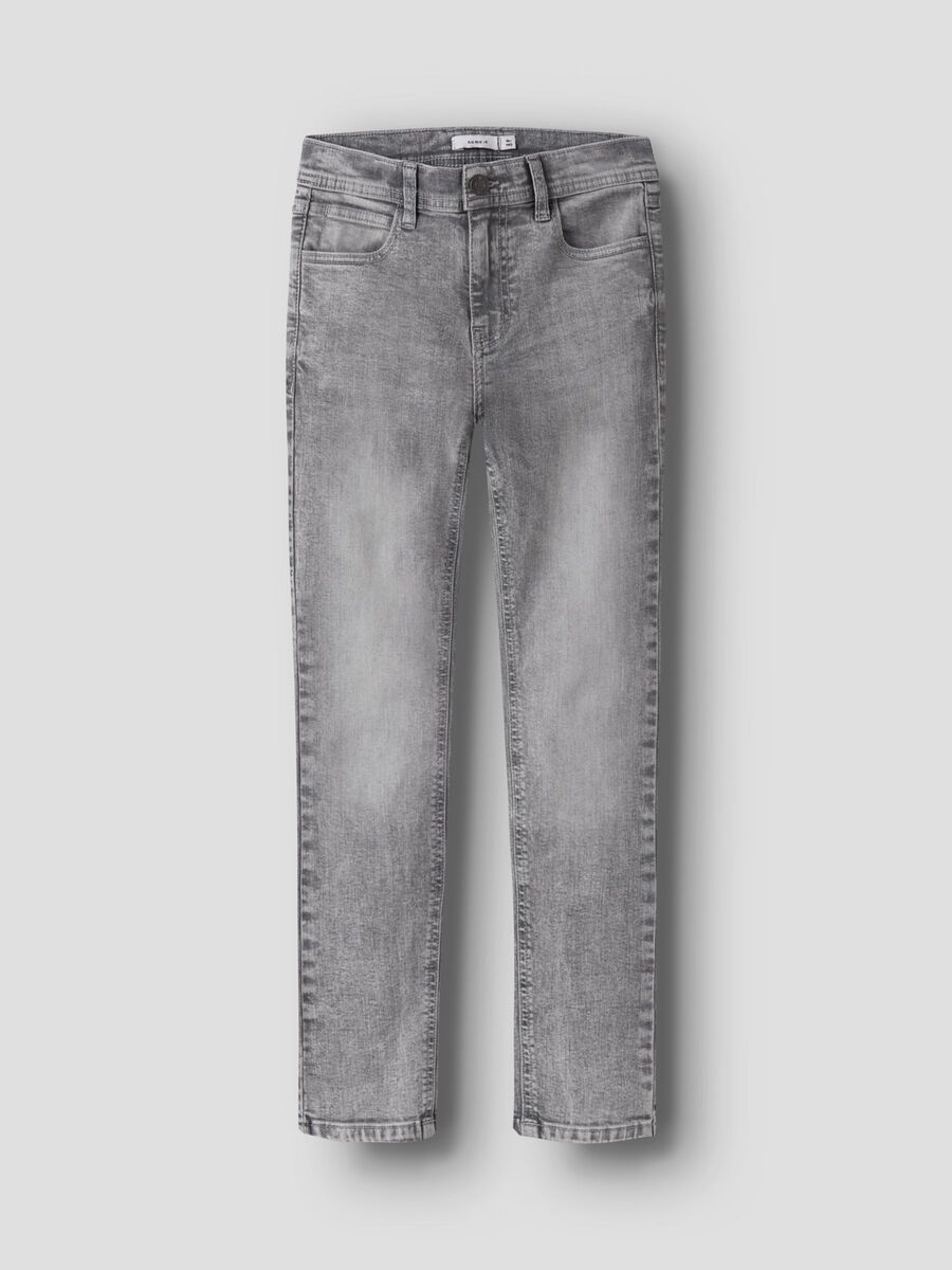 Carousel image 1 SLIM FIT JEANS, Medium Grey Denim