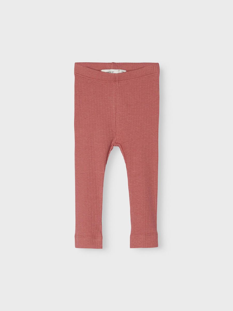 Product carousel image 1 RIB LEGGINGS, Withered Rose