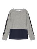 Name it TAPE DETAIL LONG-SLEEVED T-SHIRT, Grey Melange, highres - 13184840_GreyMelange_001.jpg