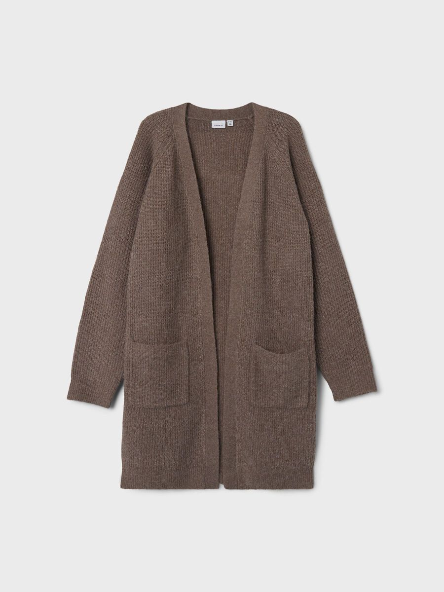 name it LONGLINE STRICKJACKE, Deep Taupe, highres - 13226695_DeepTaupe_003.jpg