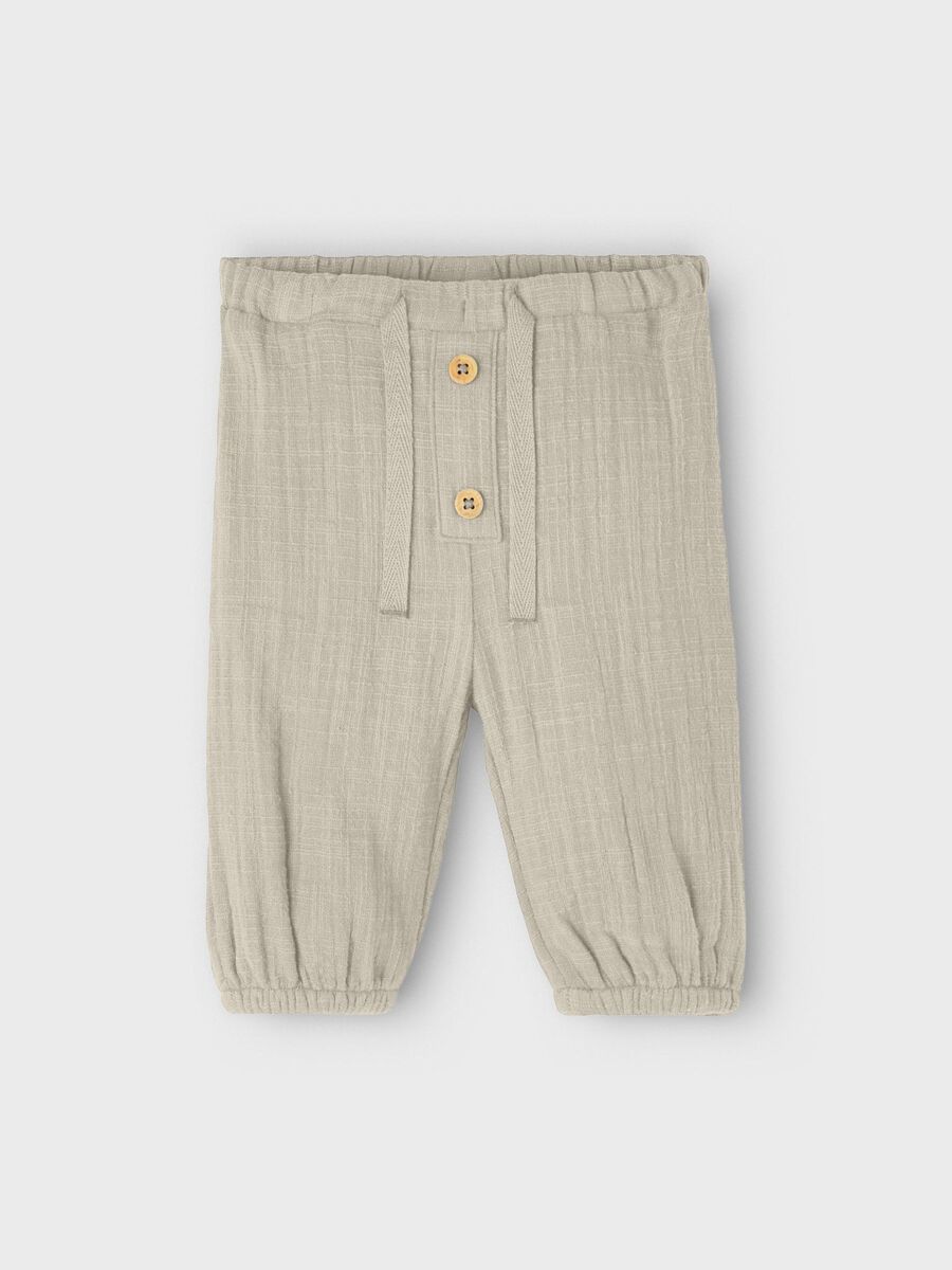 name it REGULAR FIT TROUSERS, Oatmeal, highres - 13202561_Oatmeal_003.jpg
