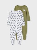 Name it 2-PACK PRESS STUD NIGHTSUIT, Loden Green, highres - 13189127_LodenGreen_003.jpg