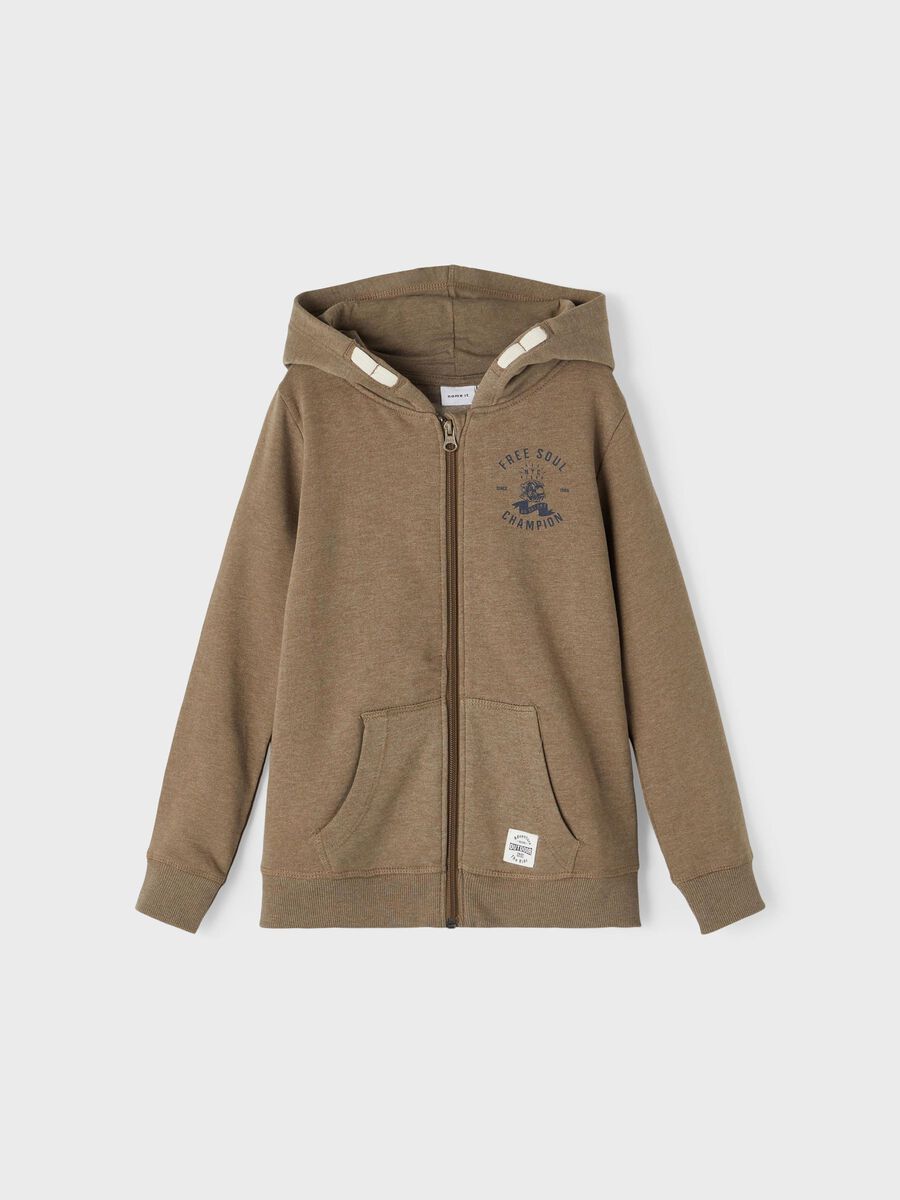 name it PRINTED SWEAT CARDIGAN, Stone Gray, highres - 13193855_StoneGray_003.jpg
