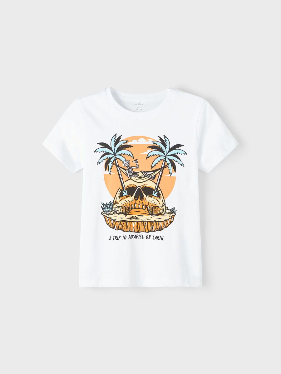 Name it TRYCKTA T-SHIRT, Bright White, highres - 13217203_BrightWhite_003.jpg