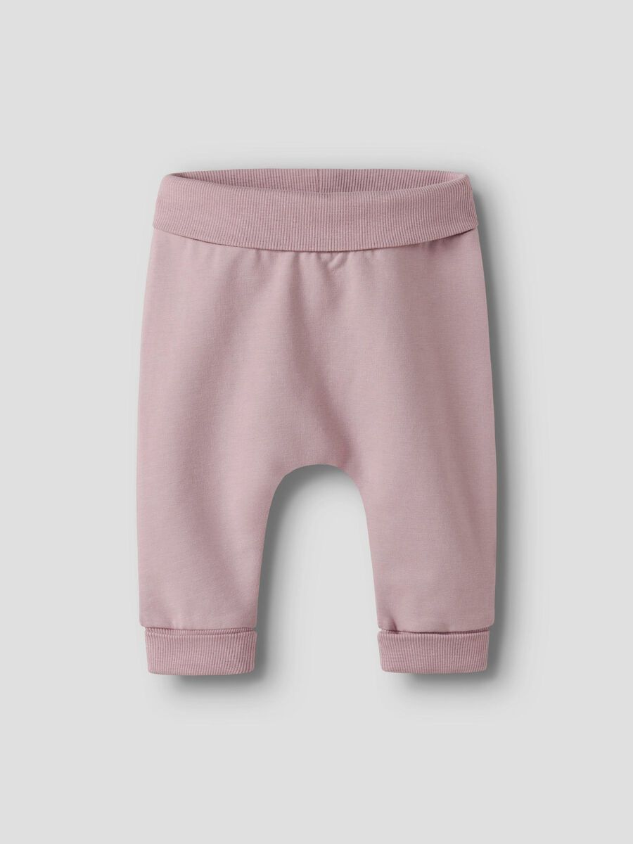 name it ORGANIC COTTON TROUSERS, Burnished Lilac, highres - 13244430_BurnishedLilac_003.jpg