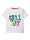 Name it "CHILL OUT" PRINT T-SHIRT, Bright White, highres - 13178211_BrightWhite_001.jpg