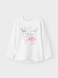 Product image thumbnail - PRINTED LONG SLEEVED TOP, Bright White | 1