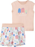 Name it ICE CREAM PRINT SHORTS-SET, Bright White, highres - 13166307_BrightWhite_001.jpg