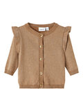 Name it GLIMMER STRIKKET CARDIGAN, Toasted Coconut, highres - 13211985_ToastedCoconut_001.jpg