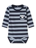 name it BAWEŁNA ORGANICZNA KRÓTKI KOMBINEZON, Dusty Blue, highres - 13244591_DustyBlue_001.jpg