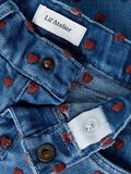 Product image thumbnail 5 EMBROIDERED  LOOSE FIT JEANS, Dark Blue Denim