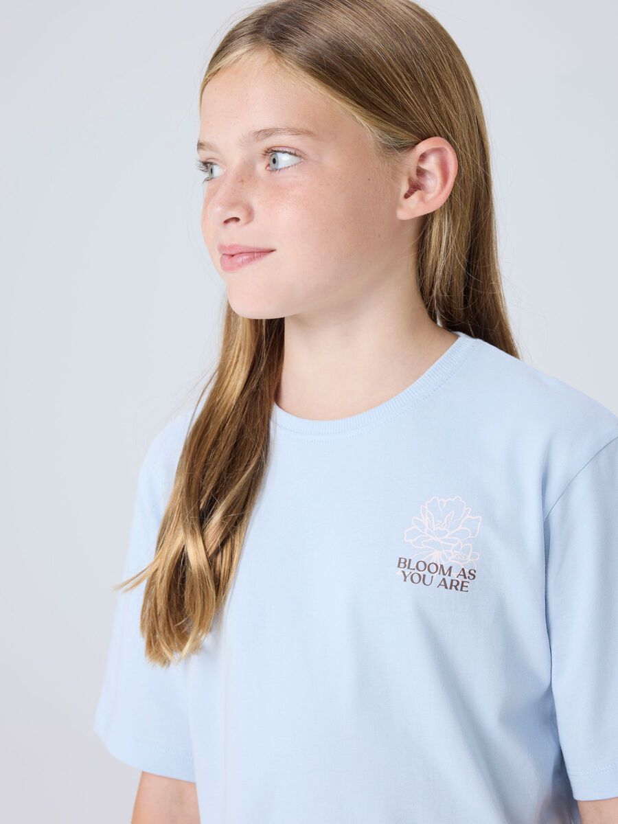 Product carousel image - ORGANIC COTTON T-SHIRT, Sheer Blue | 1