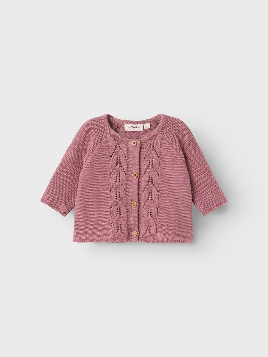 Name it EN COTON BIOLOGIQUE CARDIGAN EN MAILLE, Nostalgia Rose, highres - 13227379_NostalgiaRose_003.jpg