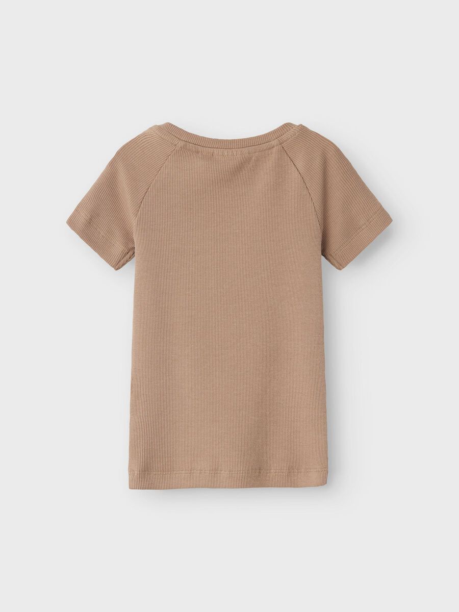 name it SMAL PASSFORM T-SKJORTE, Mocha Meringue, highres - 13230742_MochaMeringue_002.jpg