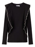 Name it RIBB STRIKKET TOPP, Black, highres - 13210652_Black_001.jpg