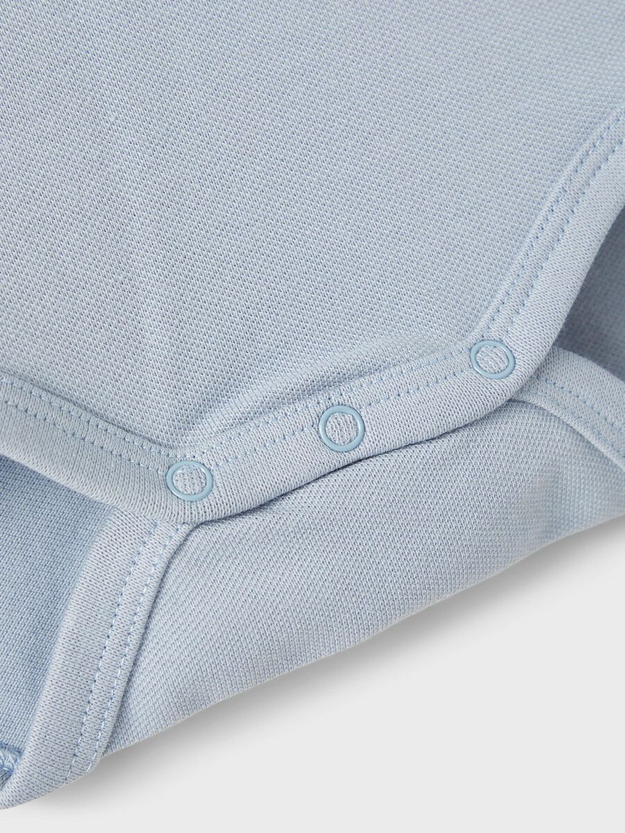 Carousel image - MANGAS LARGAS POLO PELELE, Dusty Blue | 3