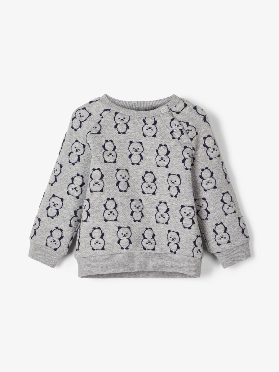 Name it BAMSE SWEATSHIRT, Grey Melange, highres - 13171235_GreyMelange_003.jpg