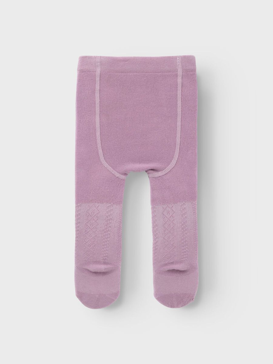 Product carousel image - NEEDLE DROP PANTYHOSE, Lavender Mist | 2