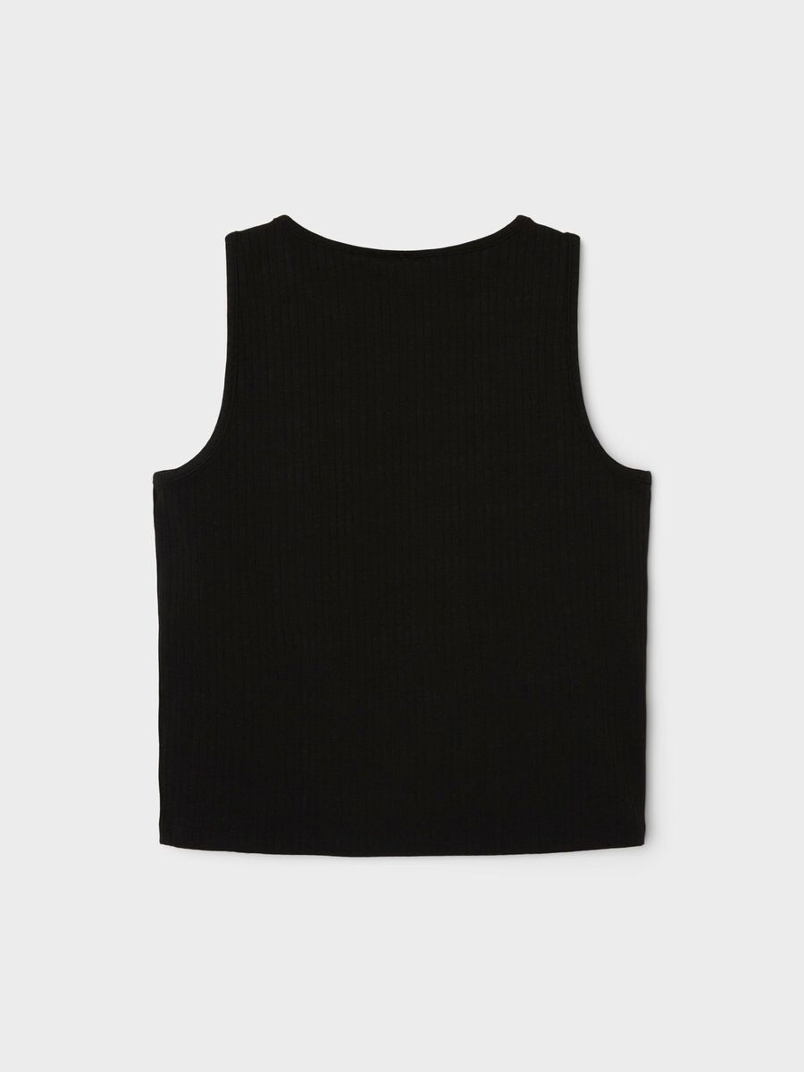 name it RIB CROP TOP, Black, highres - 13224644_Black_002.jpg
